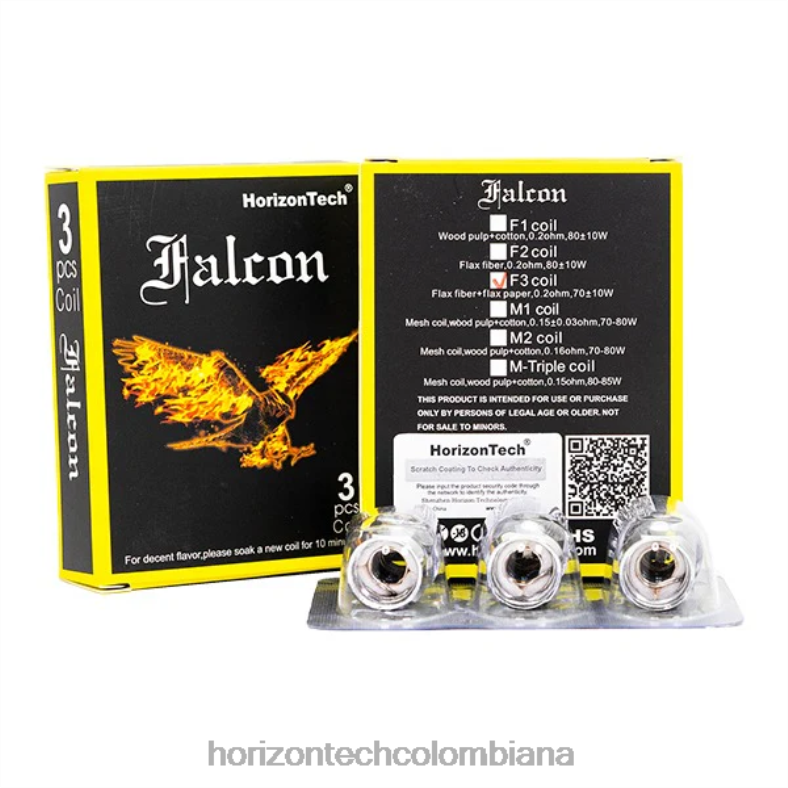HorizonTech Falcon bobinas (paquete de 3) bobina f3 0.2ohm 8L6PJ161 Horizontech Colombiana