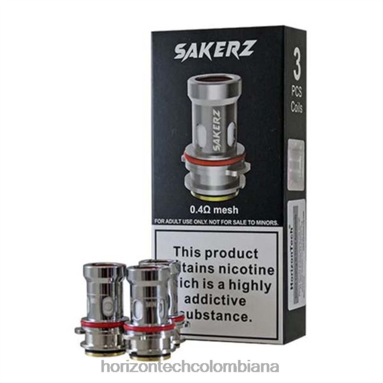 HorizonTech Sakerz bobinas (paquete de 3) 0,4 ohmios (paquete de 3) 8L6PJ159 Horizontech Vape Kit