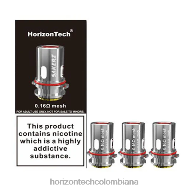 HorizonTech Sakerz bobinas (paquete de 3) malla 0.16ohm (paquete de 3) 8L6PJ158 Horizon Tech Vape Tank
