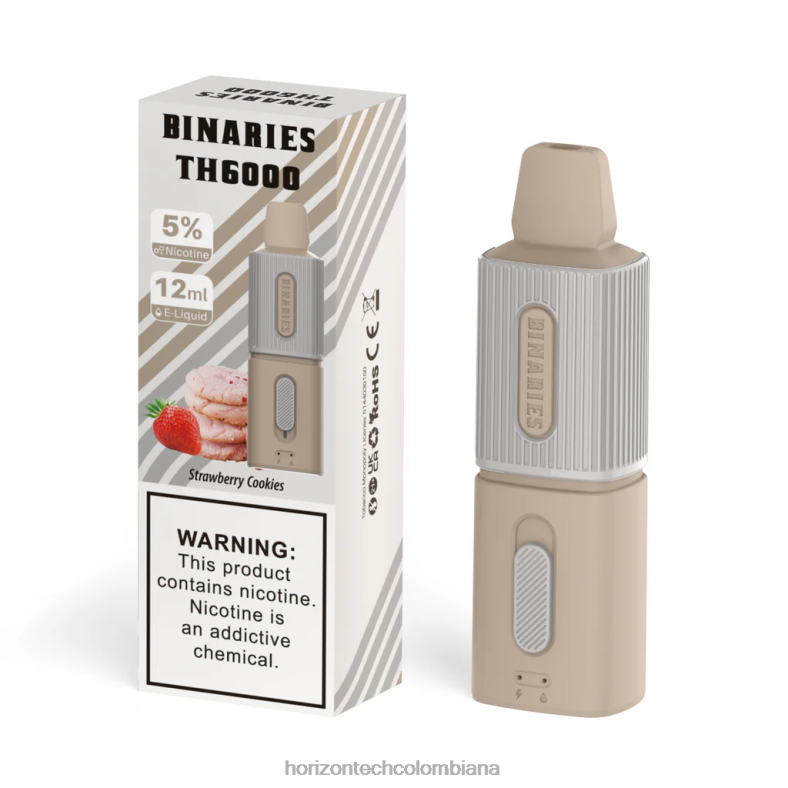 HorizonTech Binaries Cabin th6000 desechable 12ml galletas de fresa 8L6PJ116 Horizon Tech Vape Coils
