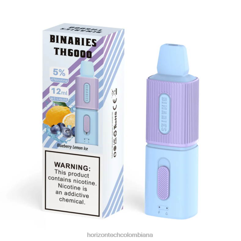 HorizonTech Binaries Cabin th6000 desechable 12ml hielo de limón y arándanos 8L6PJ115 Horizon Tech Company