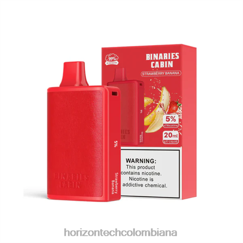 HorizonTech Binaries Cabin desechable 20ml Fresa plátano 8L6PJ69 Horizontech Vape Kit
