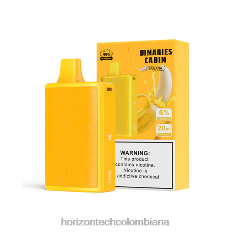 HorizonTech Binaries Cabin desechable 20ml banana 8L6PJ2 Horizontech Bogotá