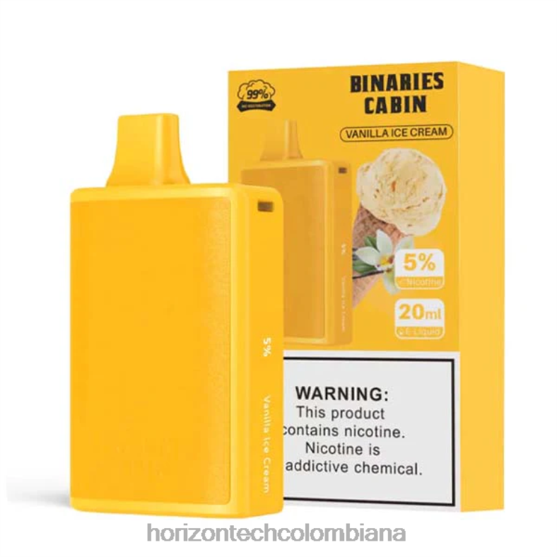 HorizonTech Binaries Cabin desechable 20ml helado de vainilla 8L6PJ76 Horizon Tech Vape Coils