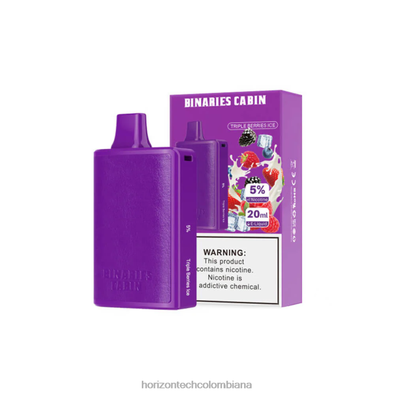HorizonTech Binaries Cabin desechable 20ml hielo de bayas triples 8L6PJ84 Horizon Tech Vape