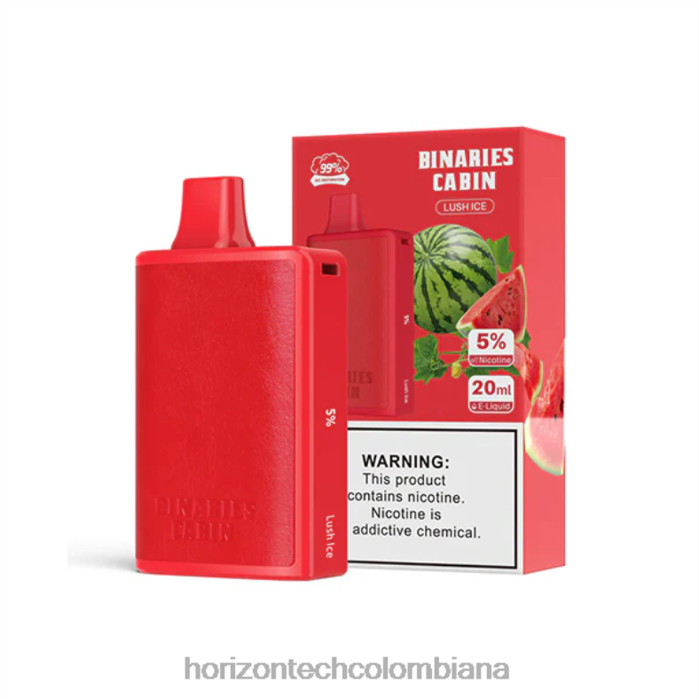 HorizonTech Binaries Cabin desechable 20ml hielo exuberante 8L6PJ59 Horizontech Vape Kit