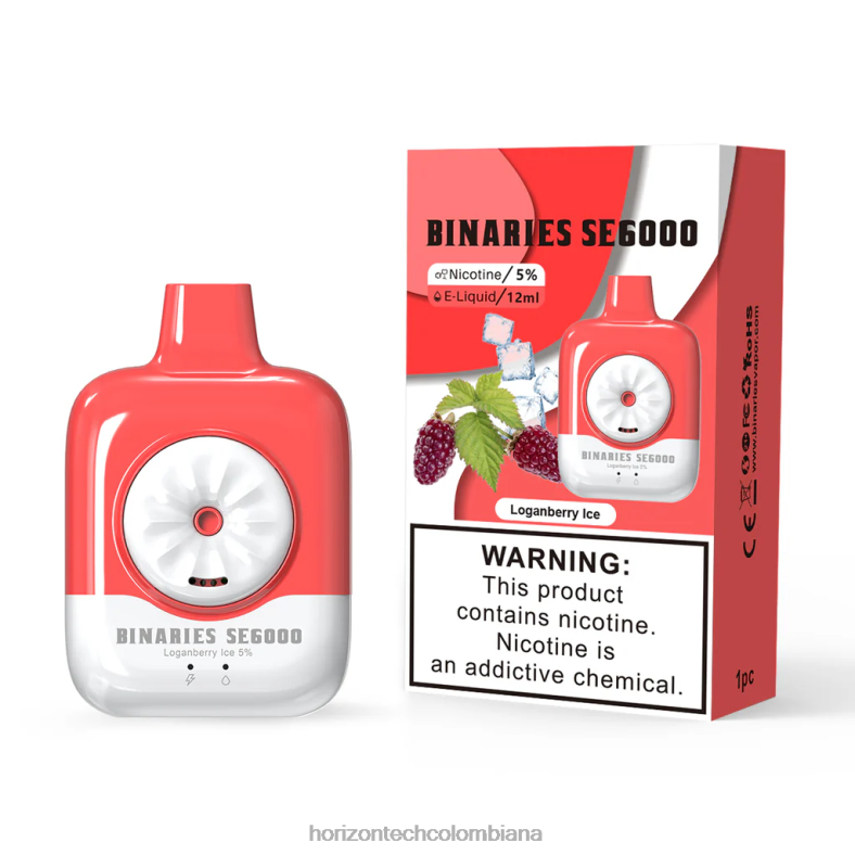 HorizonTech Binaries Cabin desechable se 12ml hielo de arándano 8L6PJ155 Horizon Tech Company