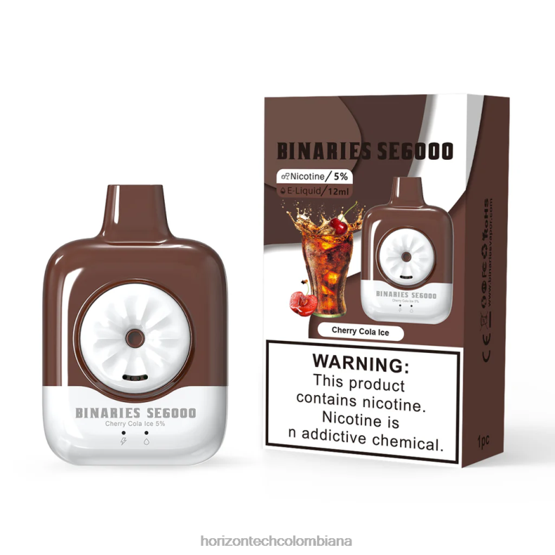 HorizonTech Binaries Cabin desechable se 12ml hielo de cola de cereza 8L6PJ135 Horizon Tech Company