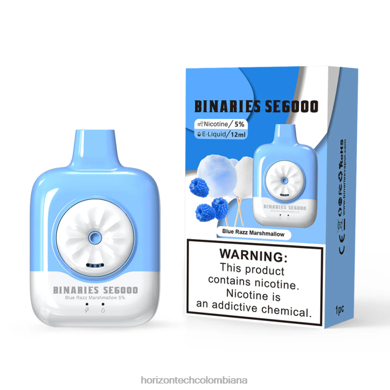 HorizonTech Binaries Cabin desechable se 12ml malvavisco razz azul 8L6PJ136 Horizon Tech Vape Coils