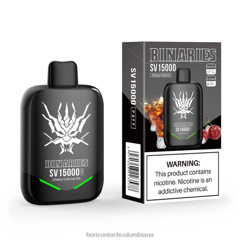 HorizonTech Binaries Cabin desechables hielo de cola de cereza 8L6PJ88 Horizon Tech Vape Tank
